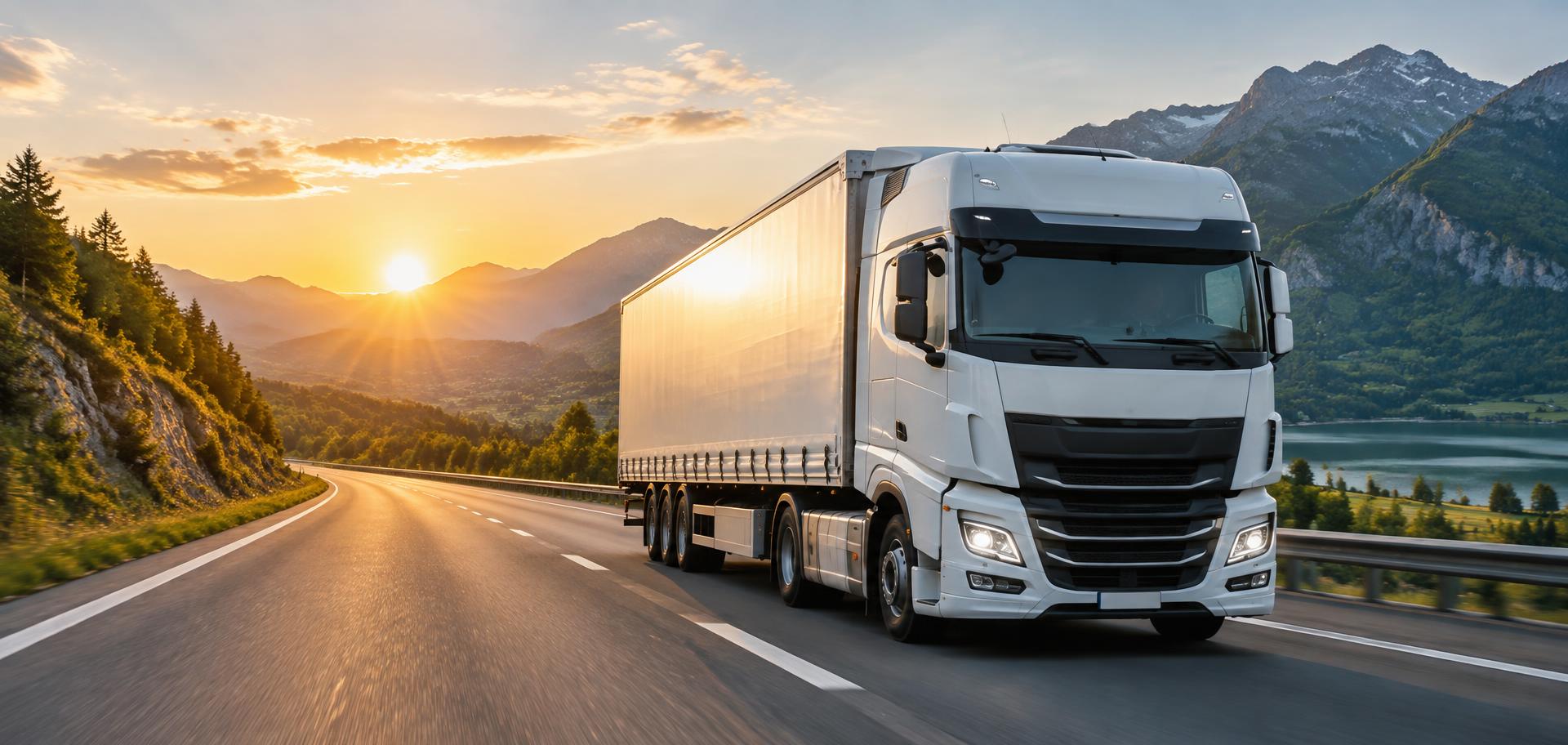 Camión de Eurotir Logística circulando por una carretera europea